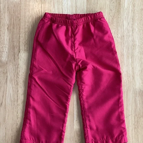 Pink winter snow pants, Size 24 months, like NEW condition. - Picture 3 of 4